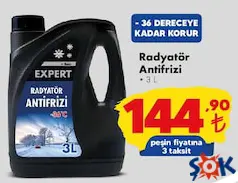 FAKİR EXPERT RADYATÖR ANTİFRİZİ 3 L fiyat ve kampanya bilgisi